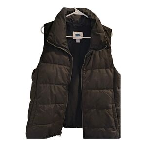 Old Navy Men's Dark Puffer Vest XL